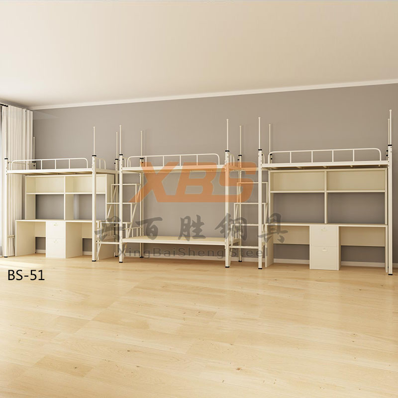 深圳三聯四人公(gōng)寓床系列廠家,興百勝新(xīn)款公(gōng)寓鐵床 三連四人位公(gōng)寓床 顔色尺寸支持訂做